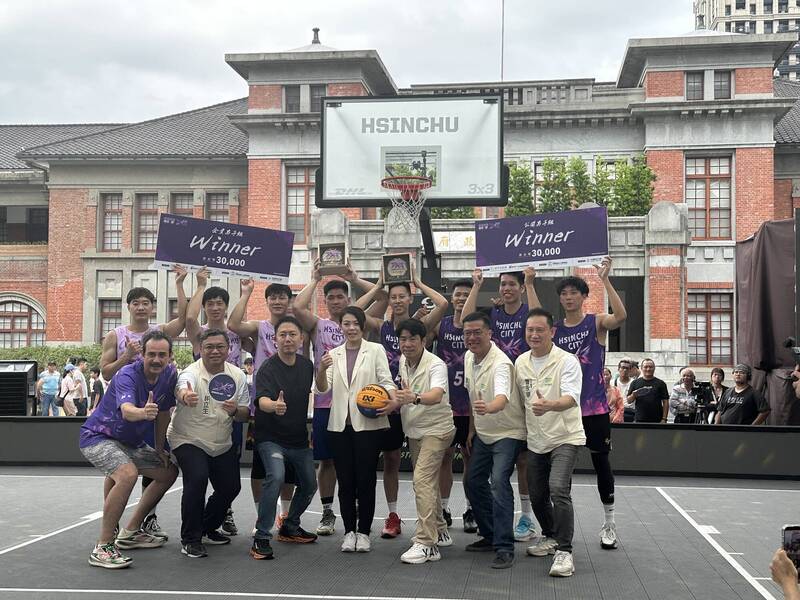 新竹3對3籃球賽圓滿落幕 市長高虹安感謝選手努力拚戰