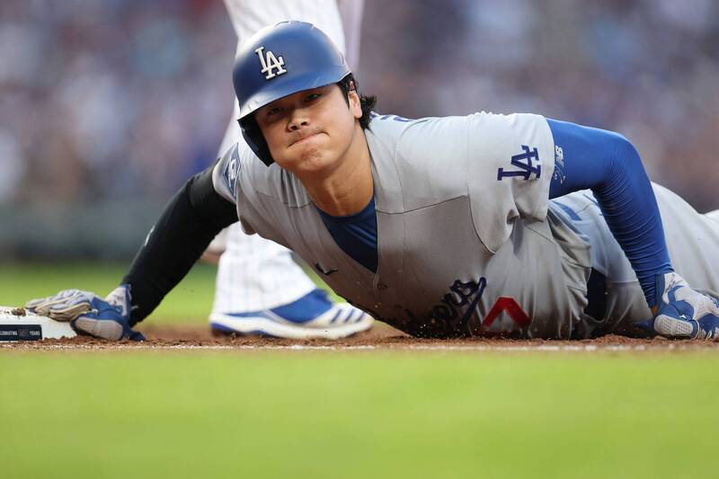 MLB》大谷翔平遭牽制出局、領75億的塔克也有跑壘失誤 道奇教頭嘆氣
