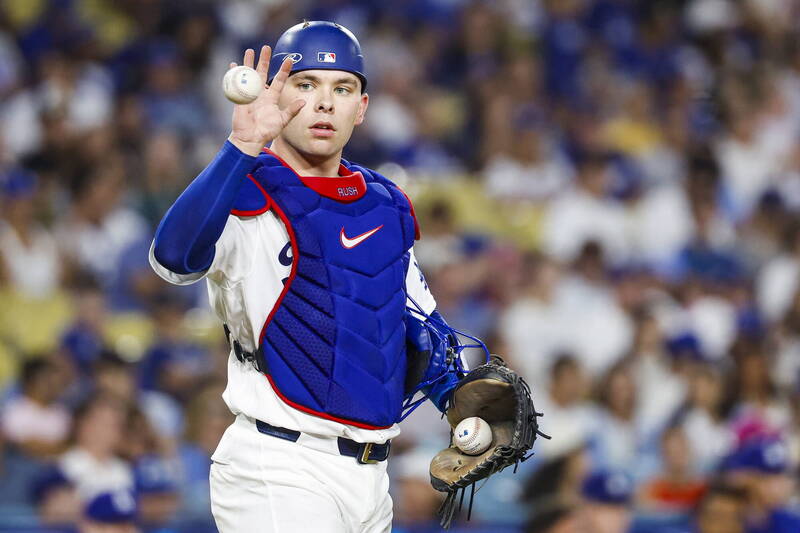 MLB》5連敗道奇有壞消息!新人捕手拉辛傷勢曝光 本季歸隊有變數