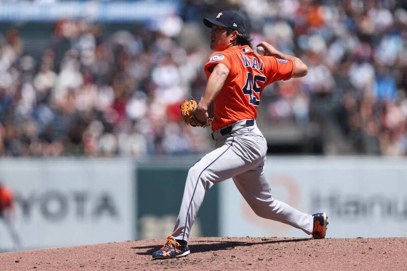 MLB》今井達也長中繼3局無失分!太空人退巨人 暫居美西龍頭