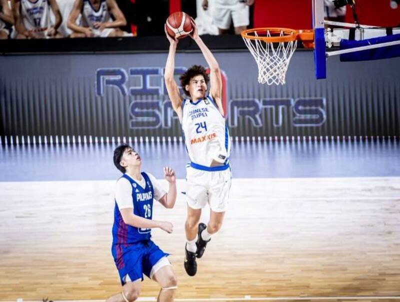 U18亞洲盃》三星高中生陳卡特首穿台灣隊戰袍砍22分 台灣差點大逆轉菲律賓