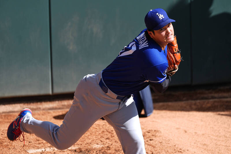 MLB》「投手大谷」牛棚練投後比讚 道奇教頭:有望進行Live BP
