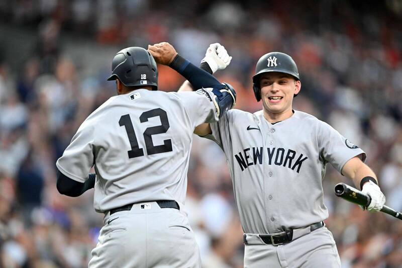 MLB》洋基大物游擊秀超狂美技 葛里遜開轟+3打點助條紋軍2連勝