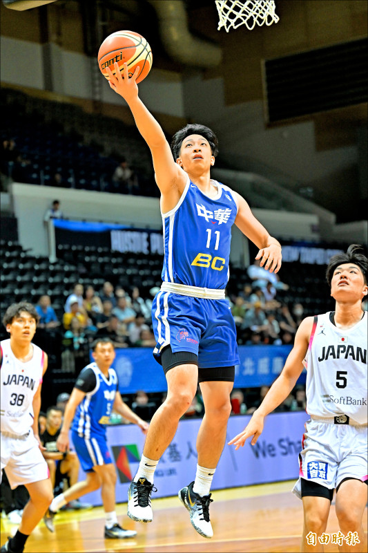 瓊斯盃》9戰士硬拚 台灣藍輸日