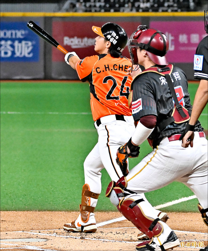首局無安打得分 獅頭過身就過