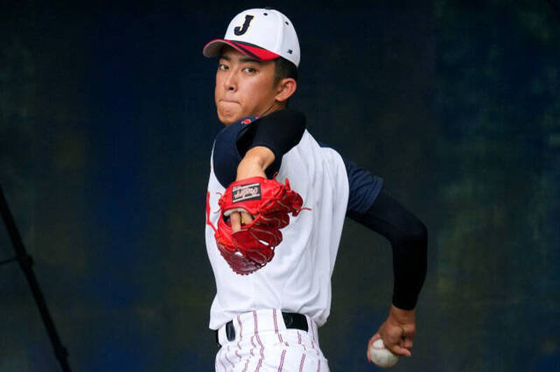 U18亞青》在大聯盟18隊球探面前 織田翔希第2球就飆到154公里