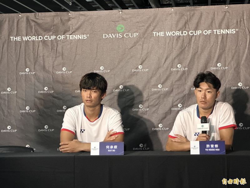 台維斯盃》何承叡/許育修不敵瑞典男雙 台灣隊1:2落後