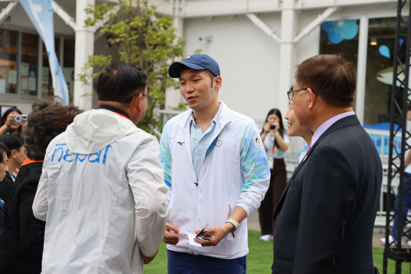 亞運》TEAM TPE HOUSE正式開幕 李洋:讓各國朋友願意來坐坐