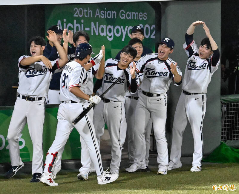 亞運棒球》兩發滿貫砲轟垮泰國 南韓全勝分組第一晉級