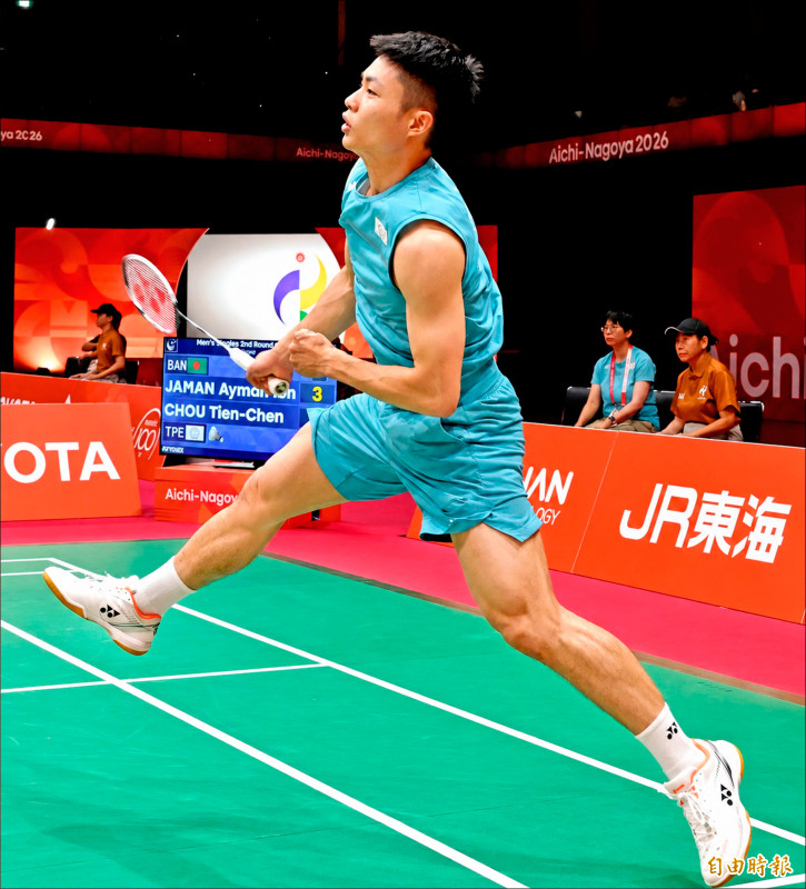 亞運》五朝元老周天成 單日進帳2勝