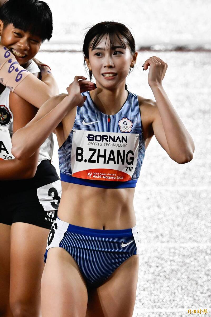 亞運前線》「跨欄甜心」張博雅100M跨欄屈居第4 無緣頒獎台直呼可惜