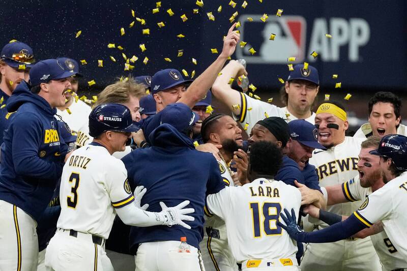 MLB季後賽》不畏懼163公里火球!喬里奧再見安 釀酒人2連勝聽牌