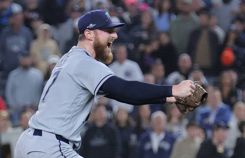 MLB季後賽》57年來第一人!橫掃洋基連3場奪救援成功 光芒守護神締兩大首見神壯舉