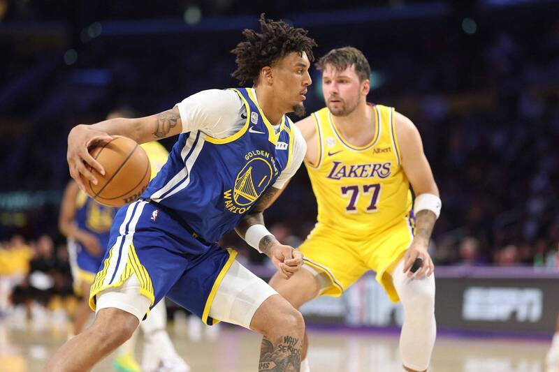 NBA》垃圾話噴湖人巨星東契奇不後悔!勇士新秀再嗆:他又不是喬丹