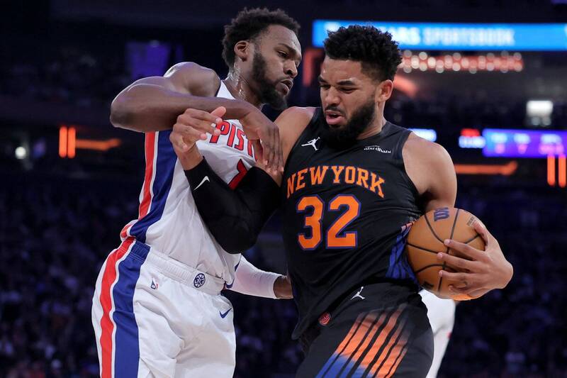 NBA》衛冕軍尼克終於贏了!湯斯發威27分20籃板送活塞本季首敗