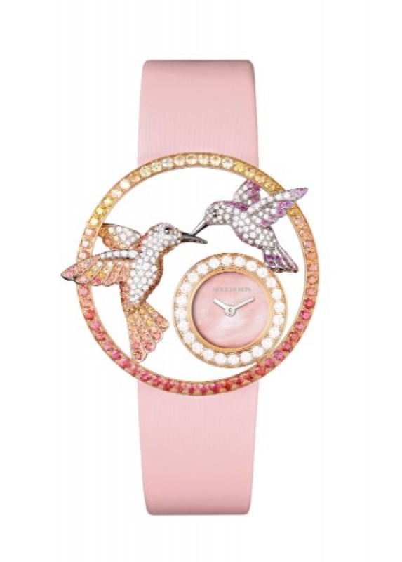 Boucheron伯敻 AJOUREE HOPI鏤刻系列蜂鳥腕錶／2,270,000元