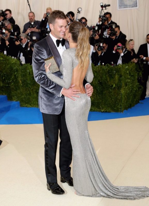 Tom Brady and Gisele（法新社）