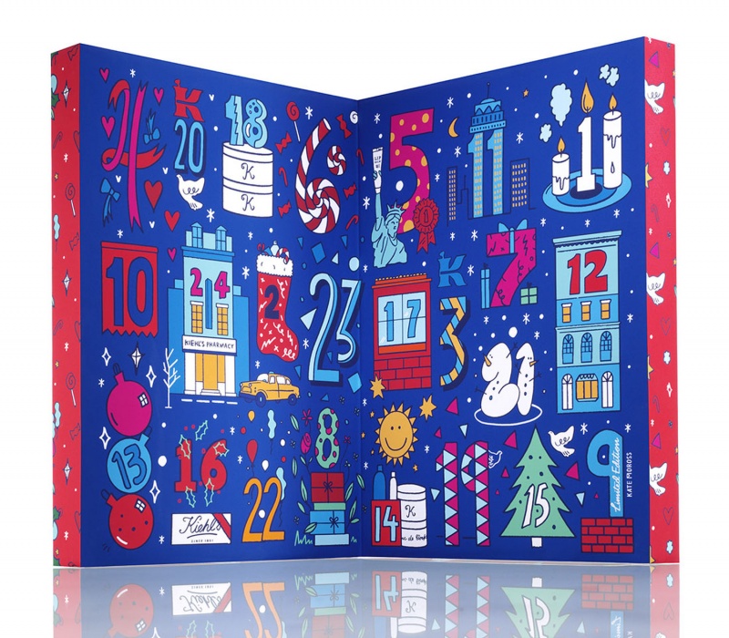 Kiehl's X Kate Moross 聖誕倒數月曆，2,800元。