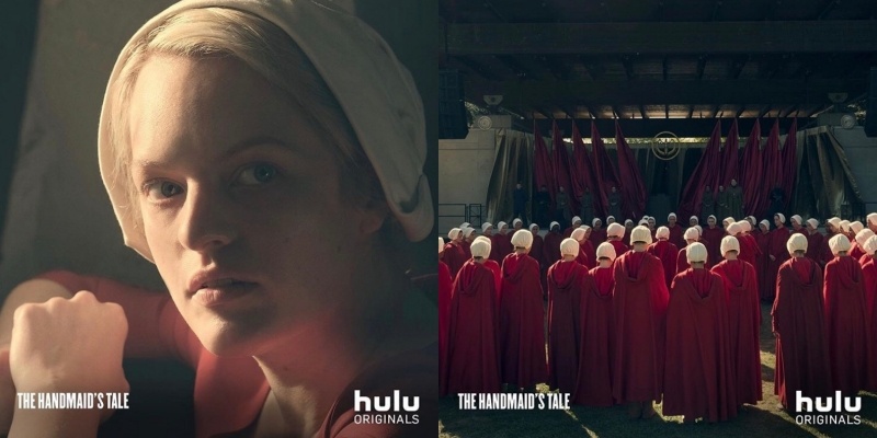 Hulu影集《使女的故事》改編自同名反烏托邦小說，講述在男性極權的社會下，女性淪為生產機器的故事。（照片截自The handmaid's tale IG）
