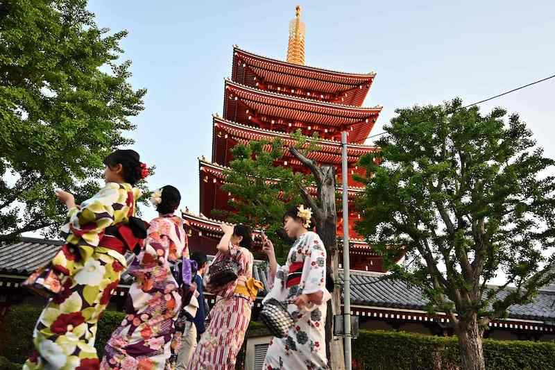 和服為日本人的傳統服飾，也是重要的文化之一。（美新社）