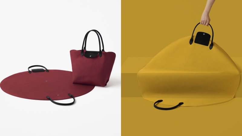 LONGCHAMP X NENDO系列，為品牌經典摺疊包帶來全新的面貌。（品牌提供）