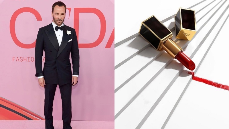 時裝設計師Tom Ford旗下最熱賣的商品為唇膏。（截自Tom Ford IG）