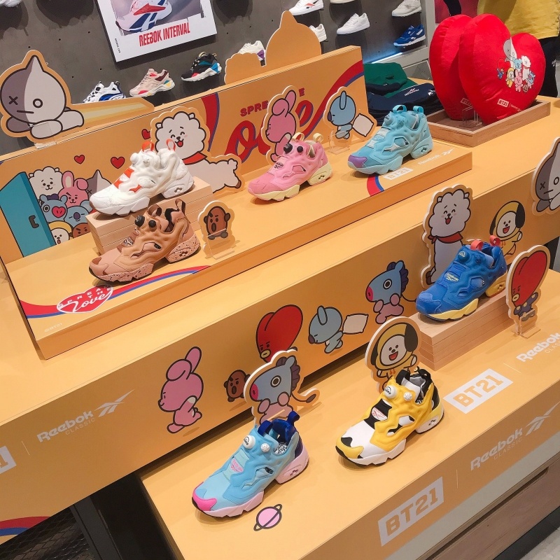 與宇宙巨星同行！BT21限量鞋款系列Reebok敦南概念店限量首賣