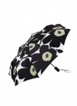 marimekko Unikko黑色罌粟花摺疊自動傘／2,590元