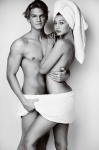 TOWEL SERIES 69, CODY SIMPSON AND GIGI HADID.