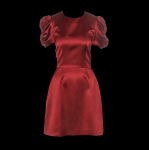 Alexander McQueen 酒紅色緞面洋裝 125,000元

