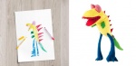 色彩繽紛的彩色恐龍，這是來自馬來西亞的Terrence的創意，在孩子的世界沒有什麼不可能的事情。（圖片擷取自IKEA）