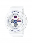 BABY-G White Tricolor Series（BA-120TR-7B）／3,700元