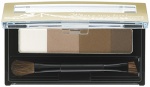 INTEGRATE立體光效四色眉粉盒（BR631）／290元（開架品牌）
四色漸層搭配，運用光影打造眼鼻立體感加倍的「混血小顏」妝容。