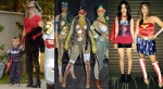 （左起）學Reese Witherspoon、Rihanna、Lily Colins穿起英雄服也很不錯！