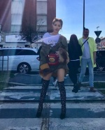謝金燕前進米蘭參加時裝週。（圖翻攝自Vogue臉書）