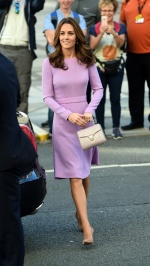 凱特王妃薰衣草紫舊洋裝