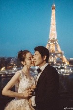 中國鋼琴家郎朗迎娶德韓混血音樂家Gina Alice（照片截自郎朗微博）