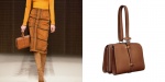 Simone Hermès 手提包以手風琴般的構造，呈現獨特的造型，建議售價 NTD.382,800。