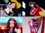 Somi在新曲〈BIRTHDAY〉MV中狂換超過10套造型。（截自Black Label Youtube）
