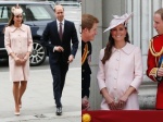 凱特王妃經常穿著同一套服裝出席不同場合。（路透、美聯社）