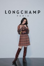 女星郭碧婷參加Longchamp 2019秋冬新品預覽會。（品牌提供）