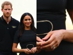 梅根王妃的新戒指是來自哈利王子的設計。（美聯社）