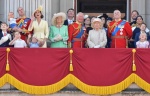 梅根王妃產後首個公開行程為參加女王生日慶祝活動。（美聯社）