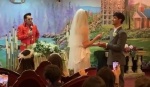 蘇菲特納與喬強納斯5月在拉斯維加斯閃電結婚。（截自twitter）