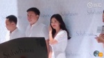 宋慧喬婚變後首個公開行程為品牌活動現身三亞，以微笑回應粉絲呼喚。（截自微博）