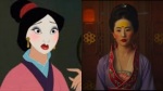 劉亦菲在真人版電影中同樣為了相親被畫成「大花臉」。（截自youtube）