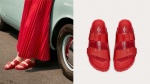Valentino Garavani X Birkenstock 「Arizona」涼鞋，NTD.15,000。