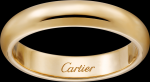 Cartier 1895 系列婚戒，3.5 毫米寬，黃 K 金，約NTD29,600。（另有玫瑰金與鉑金選擇）