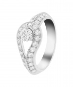 Van Cleef & Arpels Couture 單顆鑽石戒指，鉑金，鑽石，價格店洽。