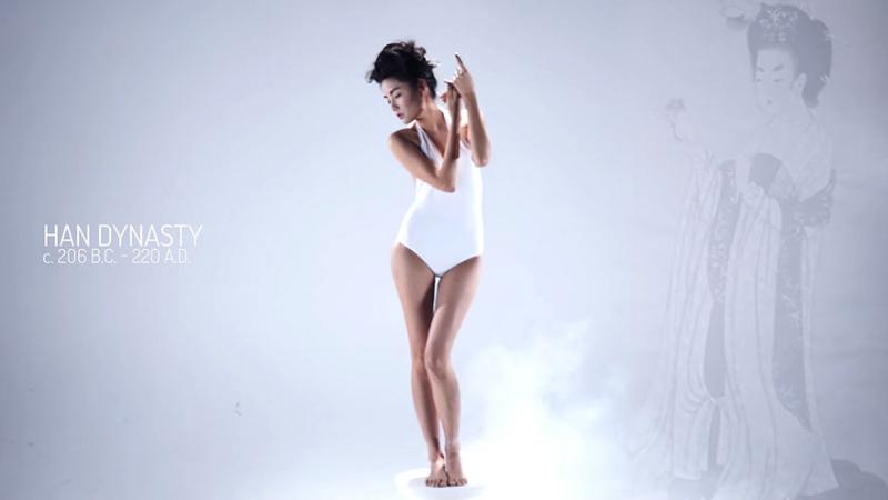 西元前206年到西元220年的漢人喜歡大眼、小腳、白皙的皮膚，最重要的是－纖細的身材，就像昔日漢成帝的皇后趙飛燕，身輕如燕，能做掌上舞。